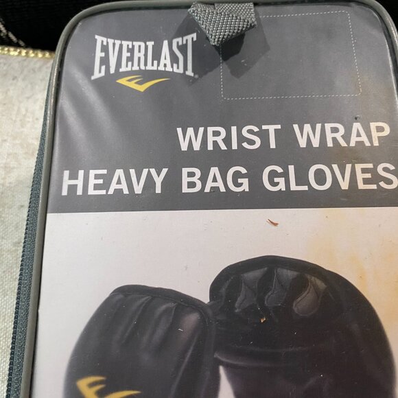 EVERLAST New WRIST WRAP HEAVY BAG GLOVES Training Mitt Work SIZE L/XL - Picture 2 of 6